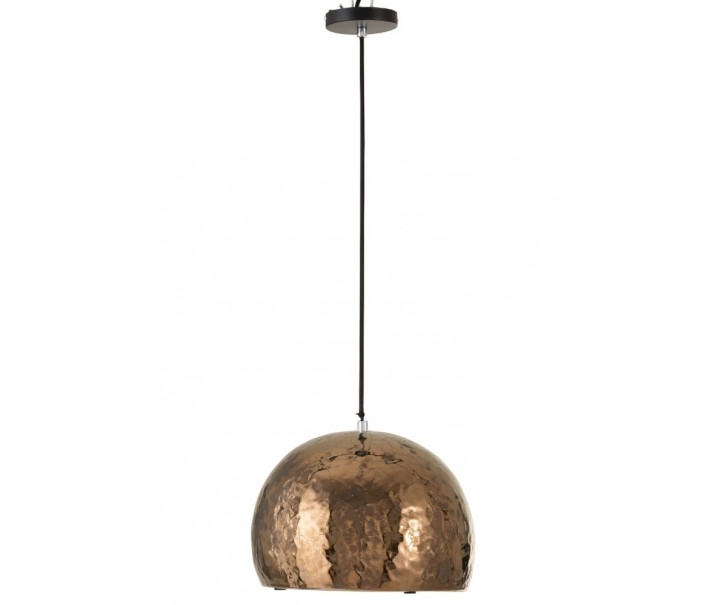 Bronzové keramické stropní světlo Globe bronze - Ø 30*132 cm J-Line by Jolipa