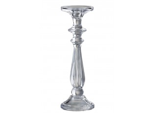 Skleněný transparentní svícen Tibo large - Ø 10*30cm