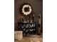 Stojací dřevěná lampa Paulownia Black 2 - Ø 21*133 cm J-Line by Jolipa