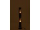 Stojací dřevěná lampa Paulownia Black 2 - Ø 21*133 cm J-Line by Jolipa
