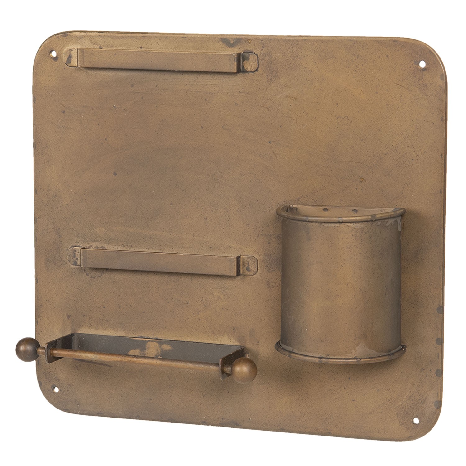 Retro nástěnný držák na toaletní papír - 30*5*28 cm Clayre & Eef Retro nástěnný držák na toaletní papír - 30*5*28 cm Clayre & Eef