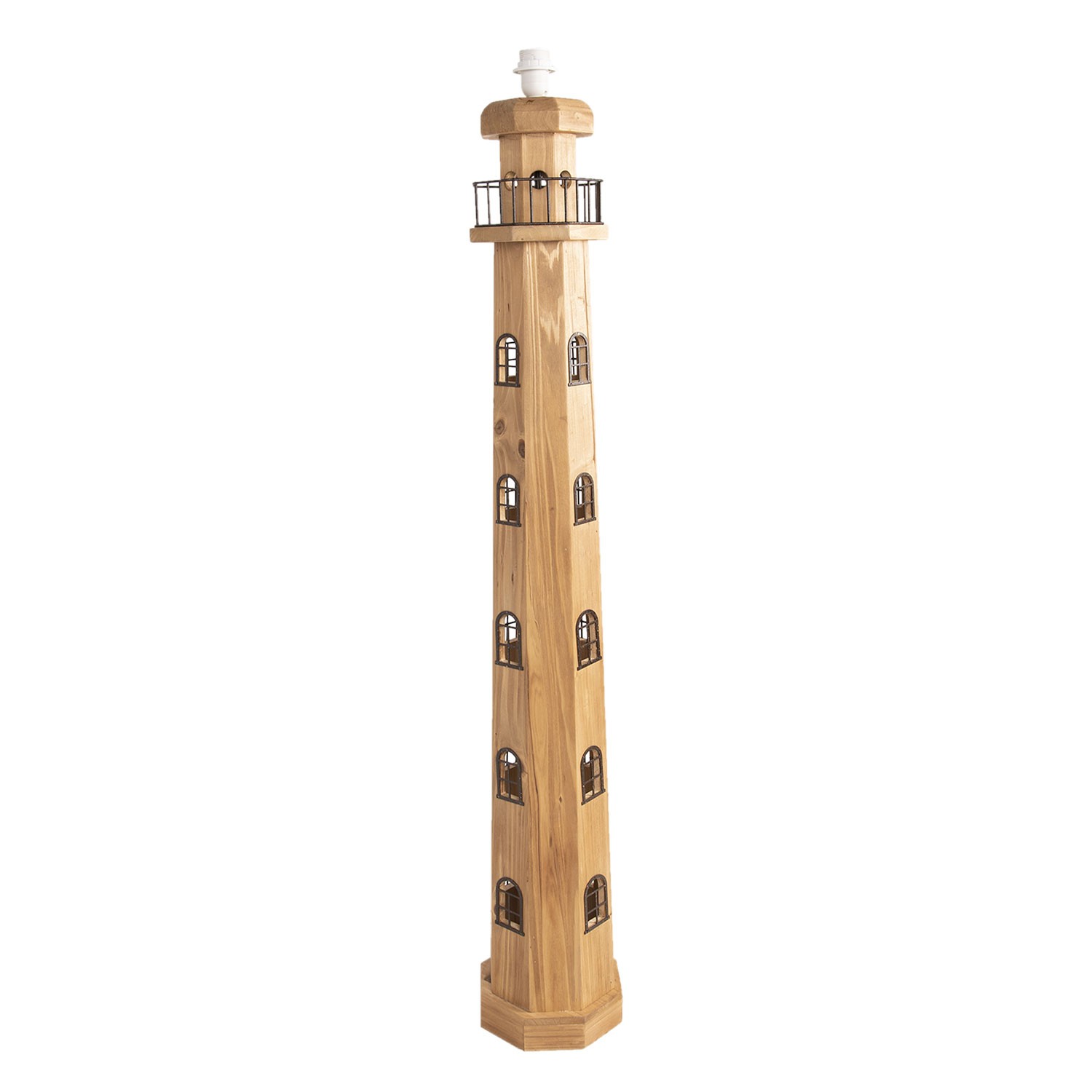 Dřevěná stojací základna k lampě Maják - Ø23*140 cm Clayre & Eef Dřevěná stojací základna k lampě Maják - Ø23*140 cm Clayre & Eef