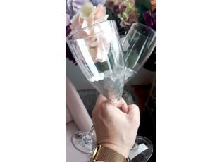 Sklenička na šampaňské Silver - Ø 7*26 cm