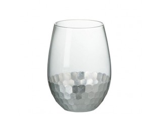 Sklenička na vodu Silver - Ø 10*12,5 cm
