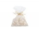 Pytlík mušlí 300gr bílá/krémová - 10*10*10 cm J-Line by Jolipa