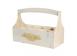 Dřevěný podnos s boxy - 45*21*34 cm