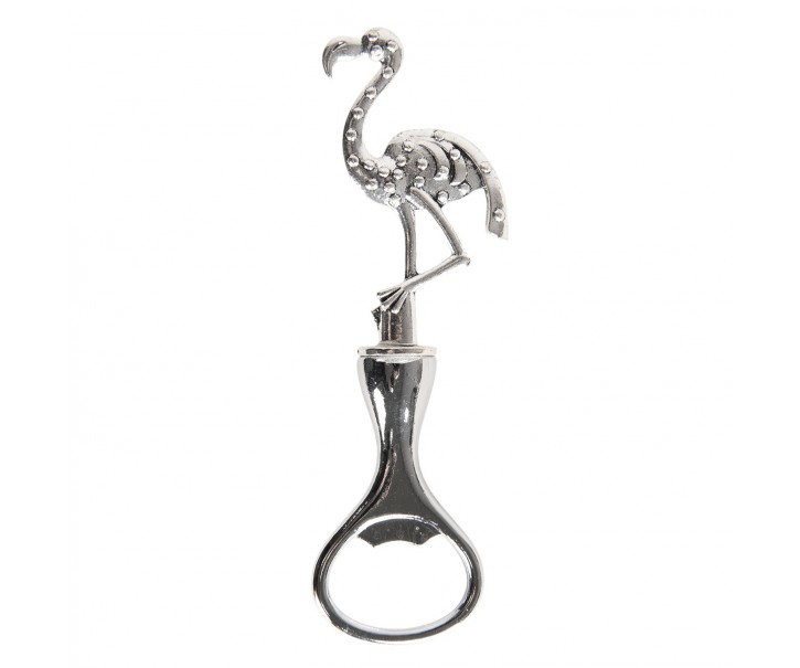 Otvírák na láhve plameňák - 7*3*14 cm Clayre & Eef