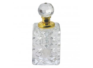 Skleněný flakón na parfém Cristal - 4 cm