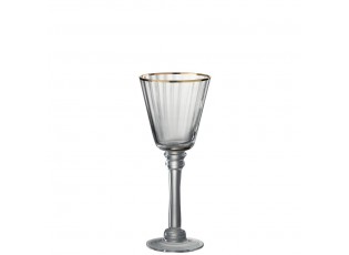 Sklenička na bílé víno Rim Gold - Ø 8,5*22 cm
