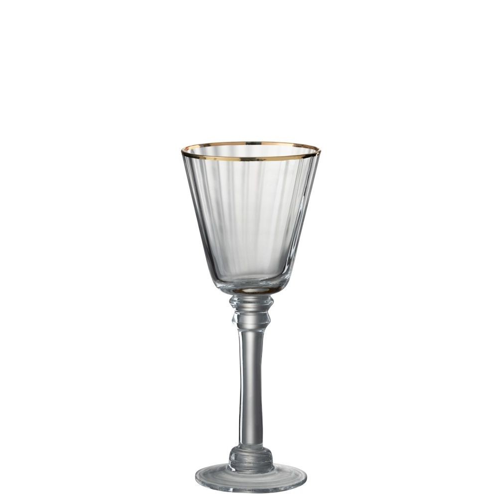 Sklenička na bílé víno Rim Gold - Ø 8,5*22 cm