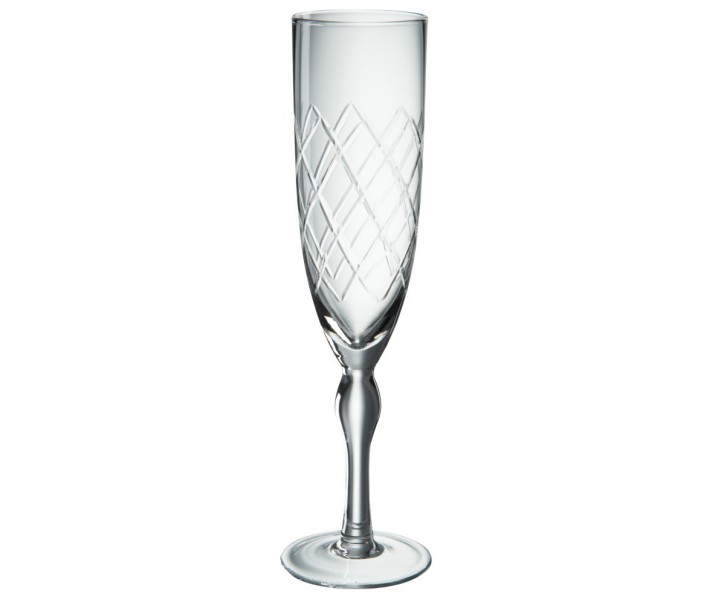 Sklenička na šampaňské Vidrio - ∅ 6*25 cm J-Line by Jolipa