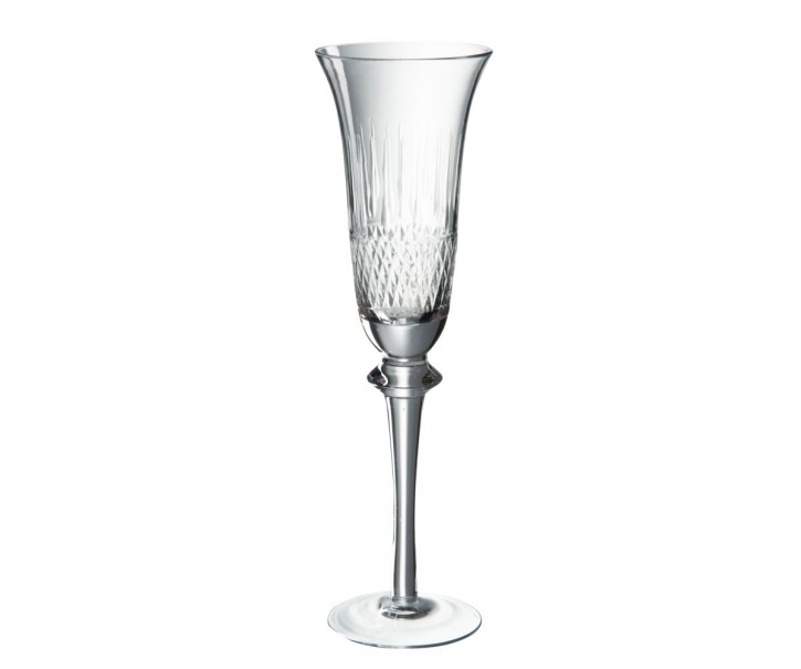 Sklenička na sekt Verre - ∅ 7*25 cm J-Line by Jolipa
