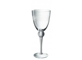 Sklenička na víno s proužkem Flute - ∅ 8,5*22,5 cm