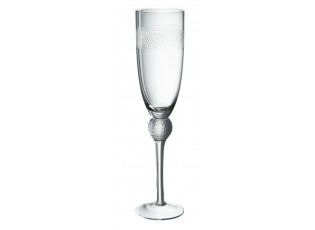 Sklenička na šampaňské s proužkem Flute - ∅ *6*26 cm