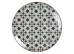 Černý dezertní talíř Blackor - Ø 21 cm