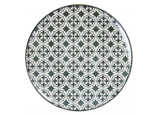 Černý jídelní talíř Blackor - Ø 26 cm