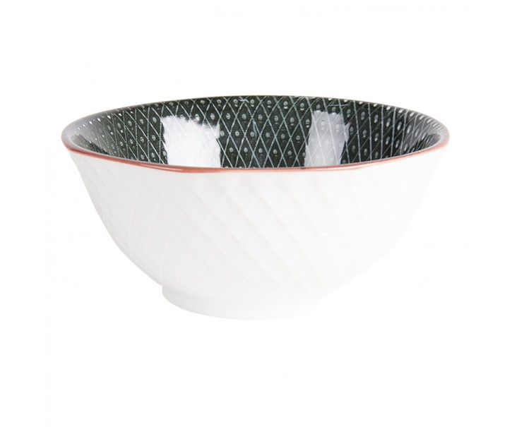 Černá miska Blackin - Ø 13*6 cm Clayre & Eef