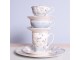 Porcelánový dezertní talíř Butterfly - Ø 19*2 cm Clayre & Eef