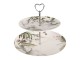 Porcelánový etažér Tropical birds - Ø 26 cm Clayre & Eef