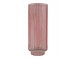 Růžový skleněný svícen Philon - Ø 6*16 cm Light & Living