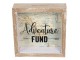 Dřevěná pokladnička s mapou Adventure - 15*5*15 cm Clayre & Eef