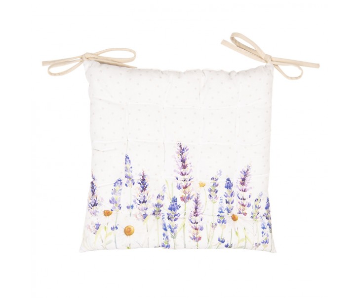 Podsedák s výplní Lavander Fields - 40*40 cm Clayre & Eef