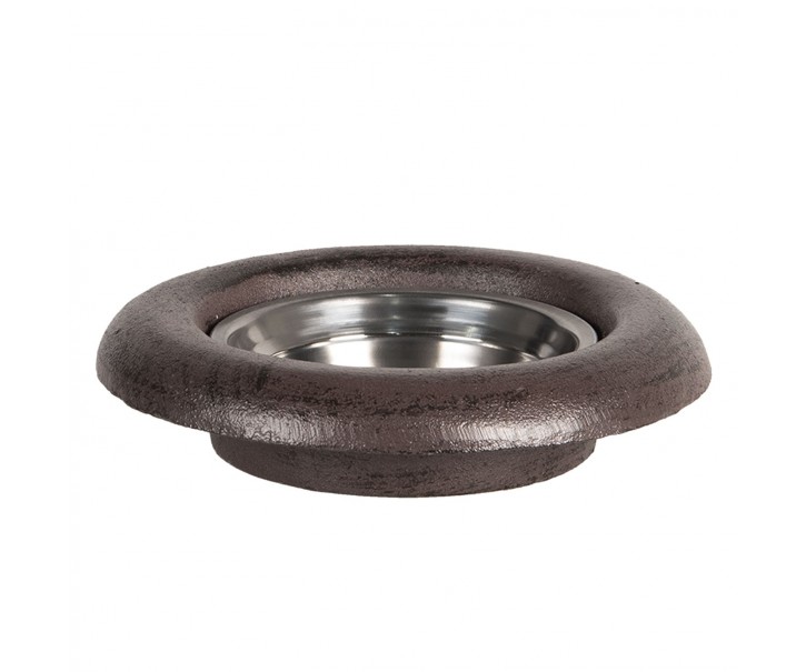 Miska v kovovém kruhovém stojanu - Ø 22*5 cm Clayre & Eef