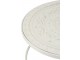 Set 2 bílých kovových stolků s ornamentovou deskou - Ø79*36 cm J-Line by Jolipa