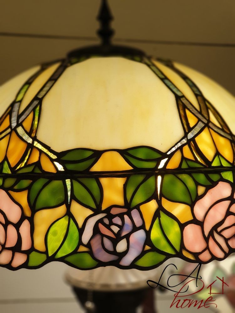 Stojací lampa Tiffany - Ø 50*164 cm 3x E27 / Max 60W Clayre & Eef Stojací lampa Tiffany - Ø 50*164 cm 3x E27 / Max 60W Clayre & Eef