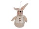Závěsná textilní dekorace králíček - 8*5*12 cm Clayre & Eef