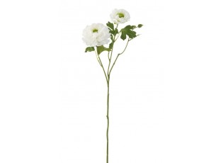 Bílá kytička Pryskyřník - 56cm