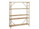 Bambusový regál s 5-ti policemi Bambo - 160*40*195 cm J-Line by Jolipa