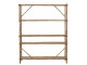 Bambusový regál s 5-ti policemi Bambo - 160*40*195 cm J-Line by Jolipa