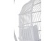 Závěsné bílé zahradní ratanové křeslo Lounge White Oval - 119*105*193 cm J-Line by Jolipa