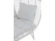 Bílé ratanové zahradní křeslo Lounge White Oval - 117*110*151 cm J-Line by Jolipa