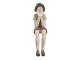 Dekorace sedící Pinocchio - 4*7*15 cm Clayre & Eef