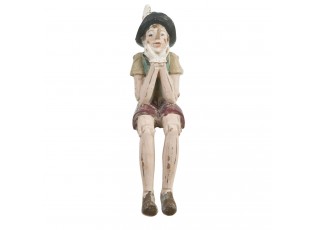 Dekorace sedící Pinocchio - 4*7*15 cm