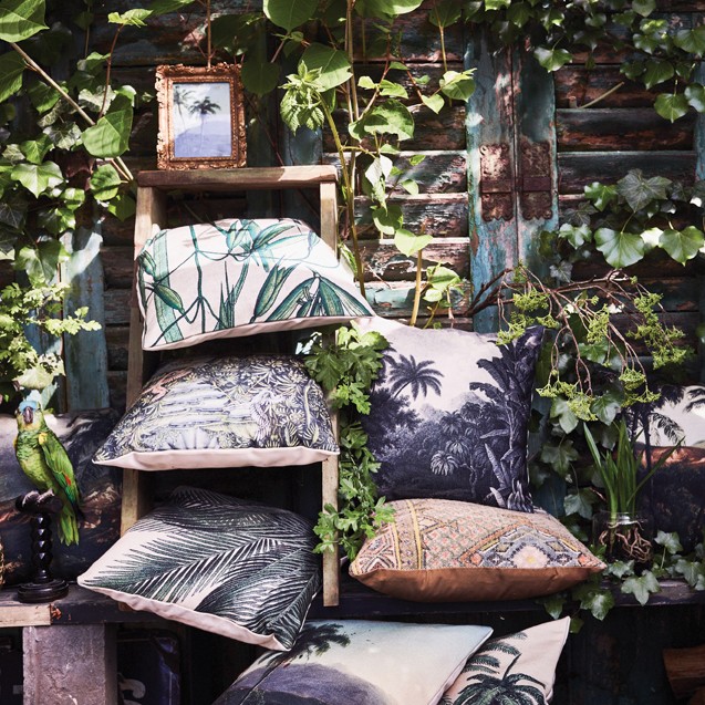 Polštář s výplní Jungle - 45*45cm HKLIVING Polštář s výplní Jungle - 45*45cm HKLIVING