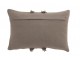 Taupe bavlněný polštář Fransen Rand s třásněmi - 30*45 cm J-Line by Jolipa