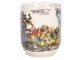 Porcelánový kalíšek na čaj s japonskými motivy - ∅ 6*8 cm / 0,1L Clayre & Eef