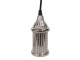 Stříbrné stropní světlo Ribbed - Ø 7*16cm Colmore by Diga