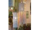 Béžová bambusová závěsná lampa - Ø20*135 cm J-Line by Jolipa