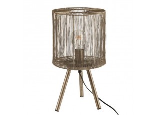 Kovová bronzová stolní lampa Antiek - Ø 25*45cm