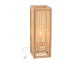 Přírodní bambusová stolní lampa Rectan - 23*23*65cm J-Line by Jolipa