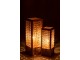 Přírodní bambusová stolní lampa Rectan - 23*23*65cm J-Line by Jolipa