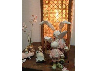 Přírodní bambusová stolní lampa Rectan - 23*23*65cm