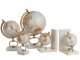Glóbus na kovové zlaté noze Marble medium - 22,5*20*35,5 cm J-Line by Jolipa