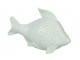 Porcelánová dekorace Kapr - 21,7*13,5*9,8 cm J-Line by Jolipa
