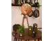 Dekorace glóbus na dřevěné trojnožce Rustic - Ø40*101cm J-Line by Jolipa