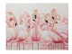 Obraz s plameňáky Flamingos - 120*3,5*90cm J-Line by Jolipa